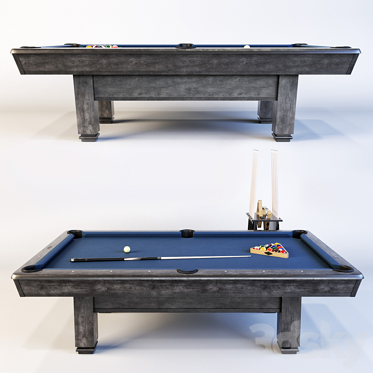 Billiard table Brunswick 3DS Max - thumbnail 1