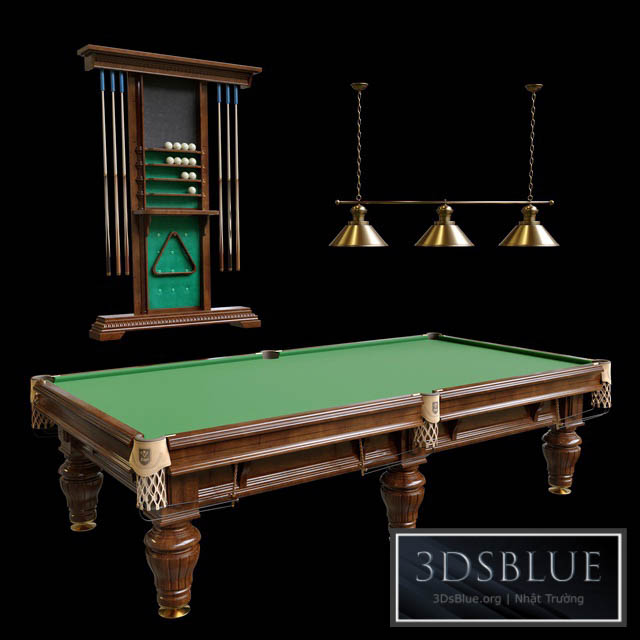 “Billiard table “”President””” 3DS Max - thumbnail 3