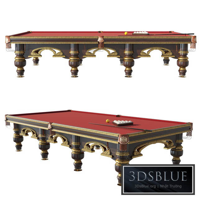 “Billiard table Start “”Venice Luxury””” 3DS Max - thumbnail 3