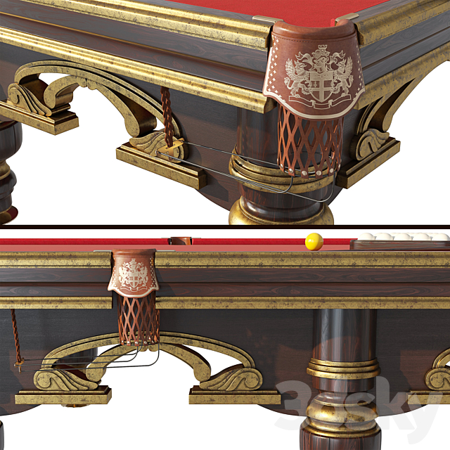 Billiard table Start “Venice Luxury” 3DSMax File - thumbnail 2