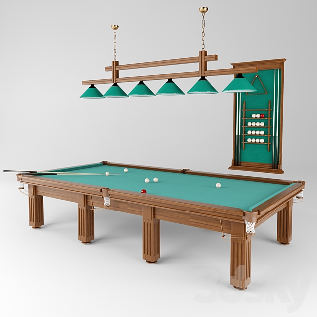 Billiards 3ds Max - thumbnail 1