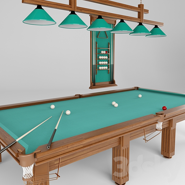 Billiards 3ds Max - thumbnail 2