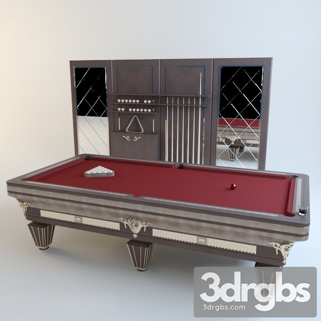 Billiards Florence Collections 3dsmax Download - thumbnail 1