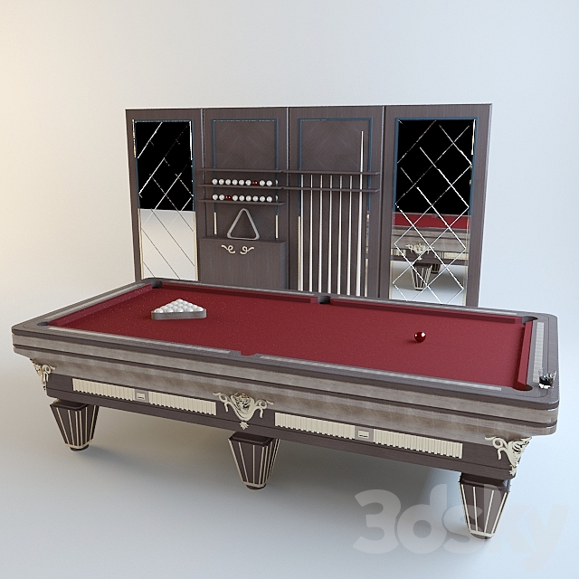 billiards FLORENCE COLLECTIONS 3DSMax File - thumbnail 1