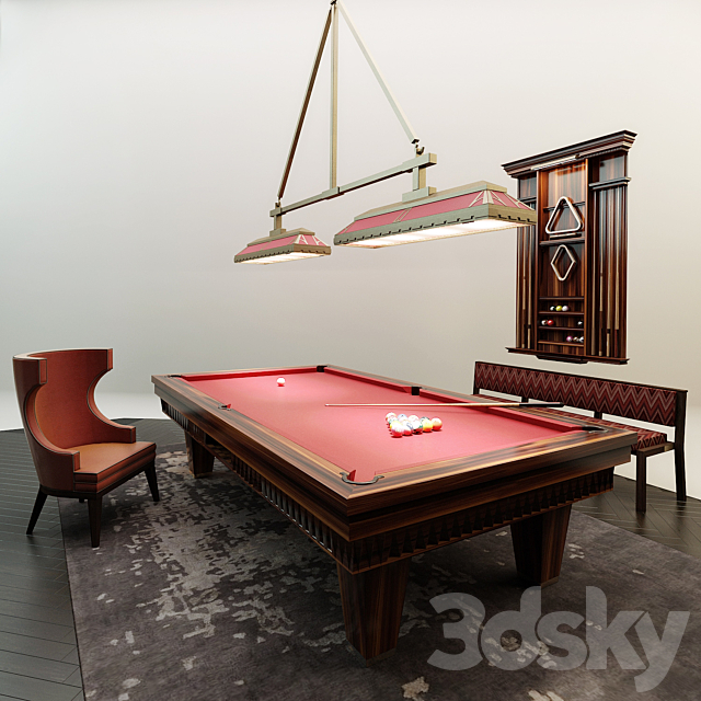 billiards_SET 3ds Max - thumbnail 1