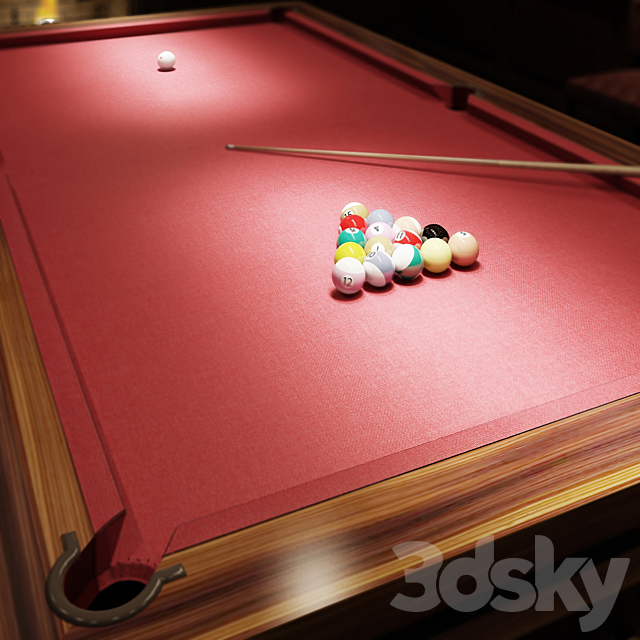 billiards_SET 3ds Max - thumbnail 2