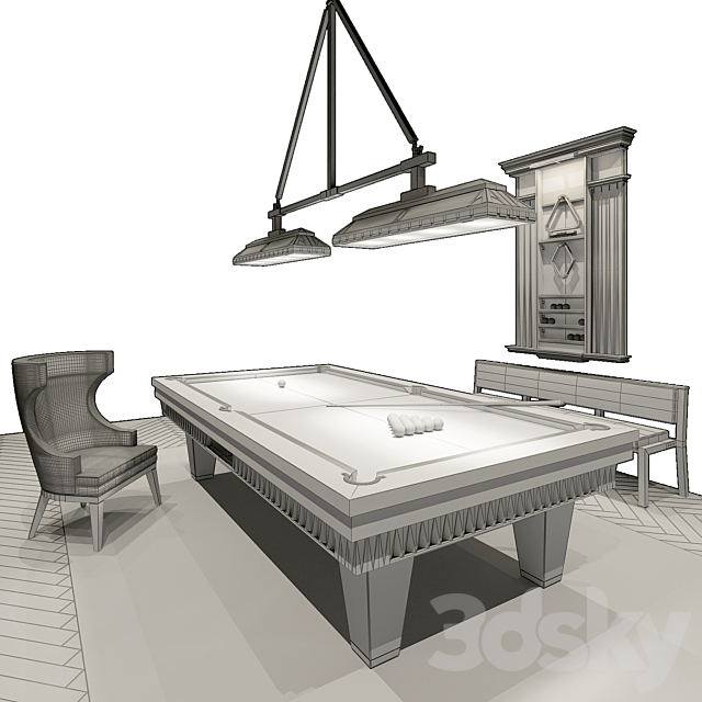 billiards_SET 3ds Max - thumbnail 3