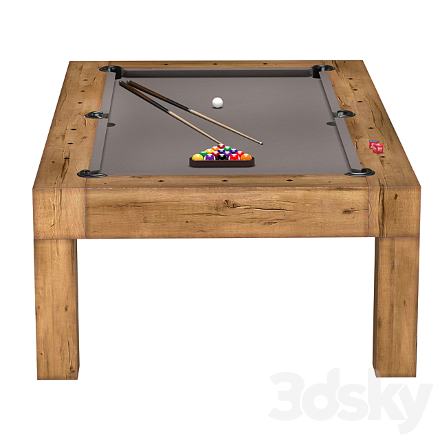 BRUNSWICK PARSONS BILLIARDS TABLE 3ds Max - thumbnail 3