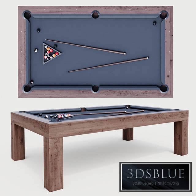 BRUNSWICK PARSONS BILLIARDS TABLE 3DS Max - thumbnail 3