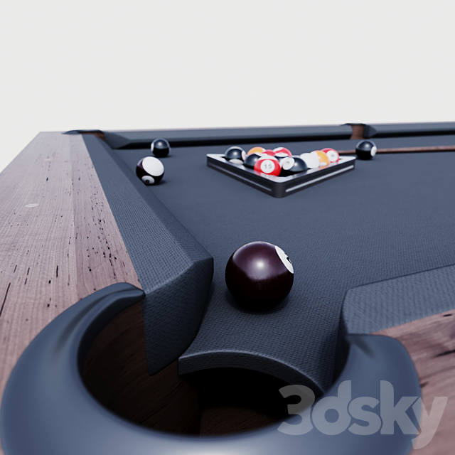 BRUNSWICK PARSONS BILLIARDS TABLE 3DSMax File - thumbnail 2