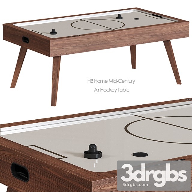 Hb Home Mid Century Air Hockey Table West Elm 1 3dsmax Download - thumbnail 1