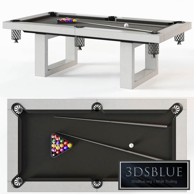 James De Wulf Pool Table 3DS Max - thumbnail 3