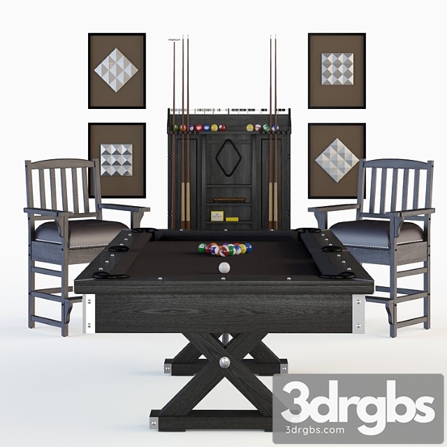 Jaxxon Pool Table 3dsmax Download - thumbnail 1