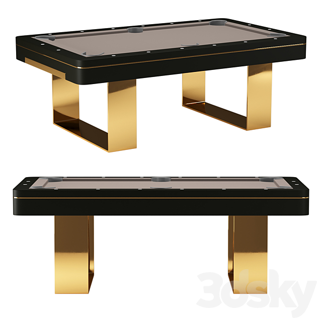 Pharaoh USA Galaxy Billiards Table 3ds Max - thumbnail 1