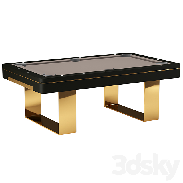 Pharaoh USA Galaxy Billiards Table 3ds Max - thumbnail 2