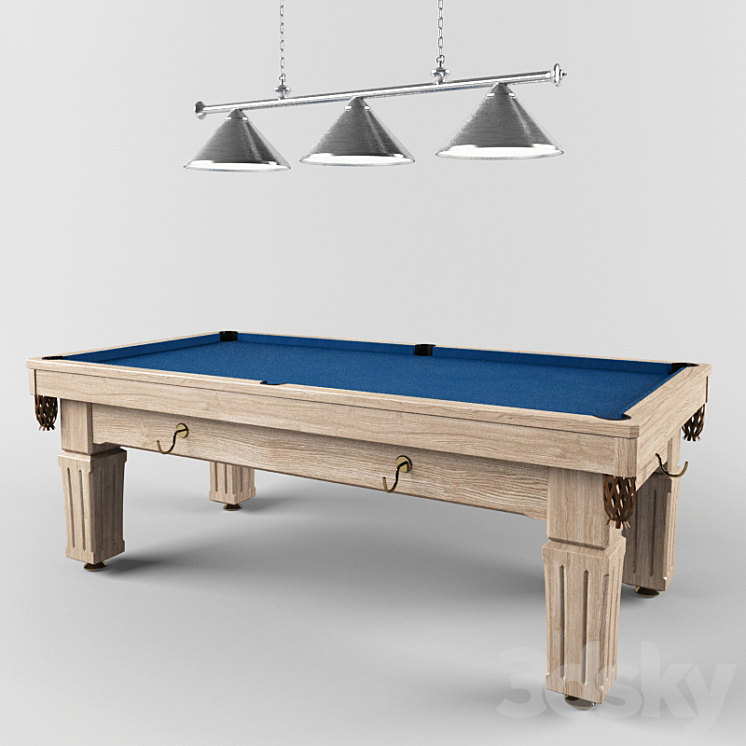 Pool table WIK Chancellor 3DS Max - thumbnail 1