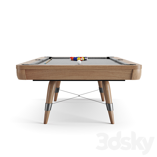 Roosevelt billiard table 3DS Max Model - thumbnail 3