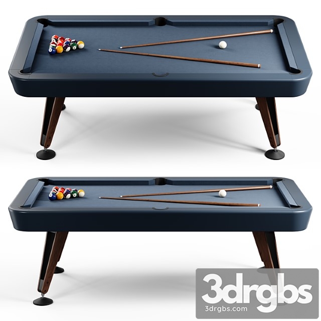 Rs barcelona diagonal american 7ft indoor pool table - thumbnail 1