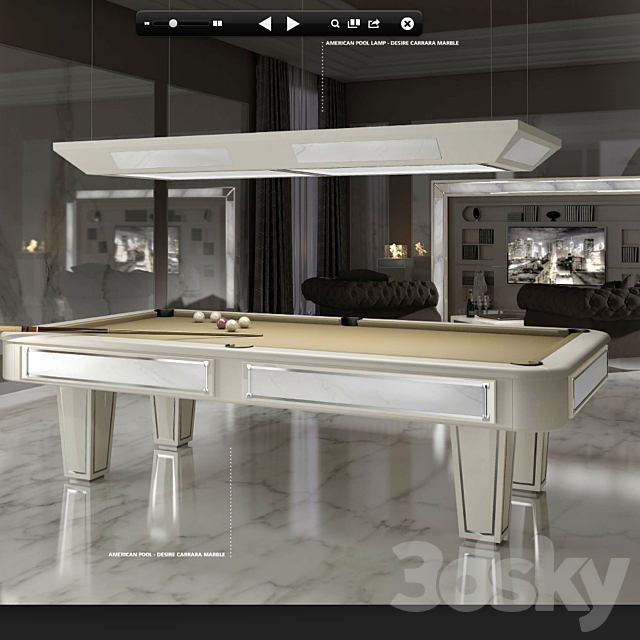 Vismara Russian Pool Baroque 3DS Max Model - thumbnail 2