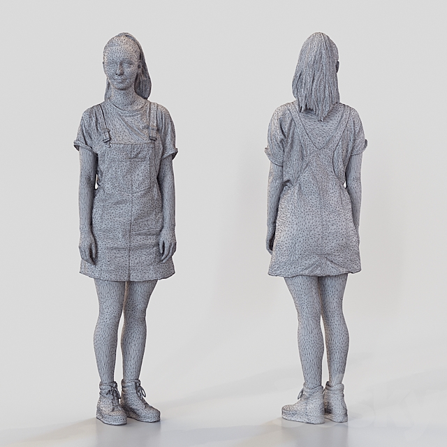 3d scan woman 6 3DSMax File - thumbnail 2