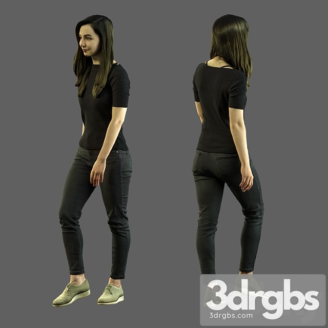 3d scan woman 8 - thumbnail 1