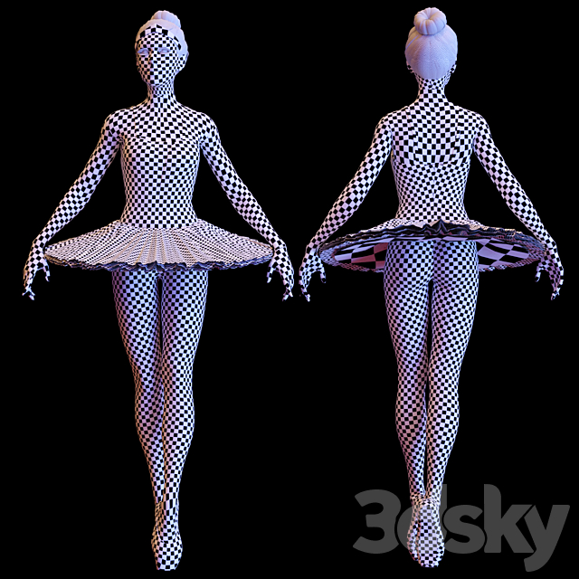 Ballerina 3ds Max - thumbnail 2