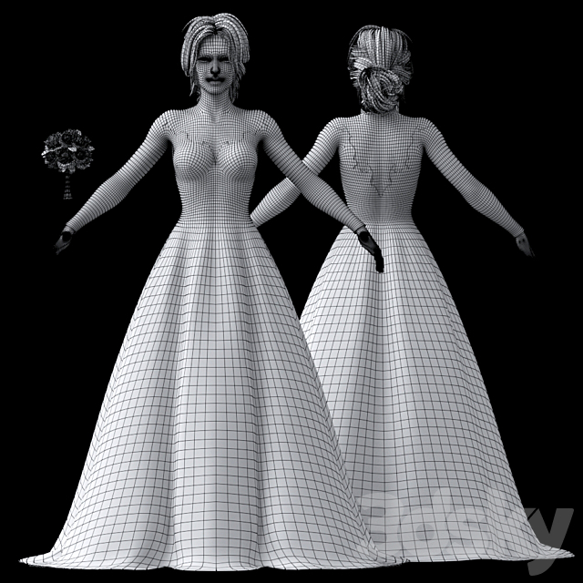 Bride 3DSMax File - thumbnail 3