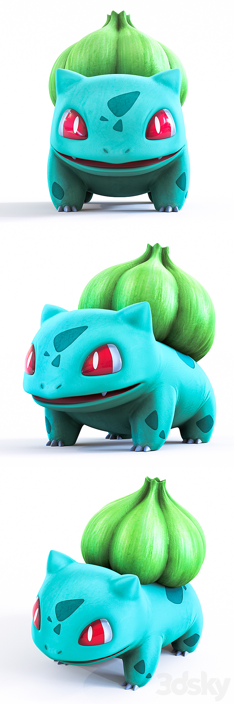 Bulbasaur 3DS Max - thumbnail 2