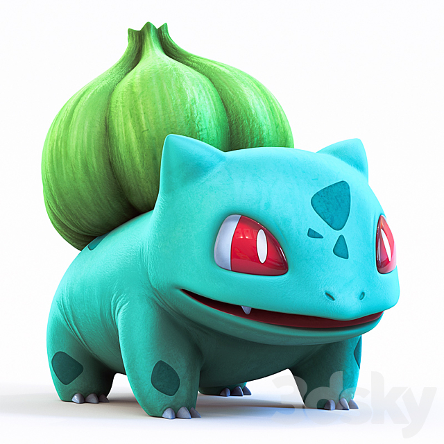 Bulbasaur 3DSMax File - thumbnail 1