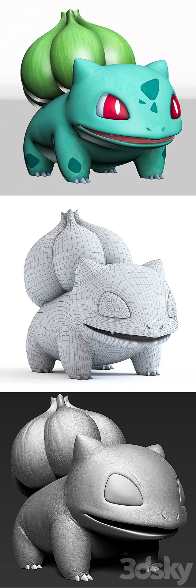 Bulbasaur 3DSMax File - thumbnail 3