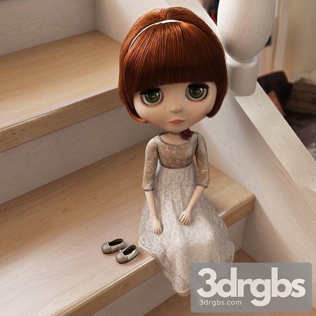 Cartoon Girl 3dsmax Download - thumbnail 1