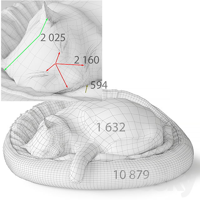 Cat 3DSMax File - thumbnail 3