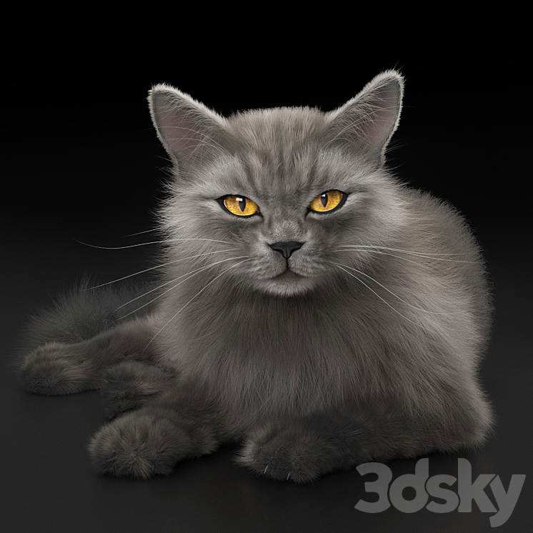 CAT 4 Corona 3DS Max Model - thumbnail 2