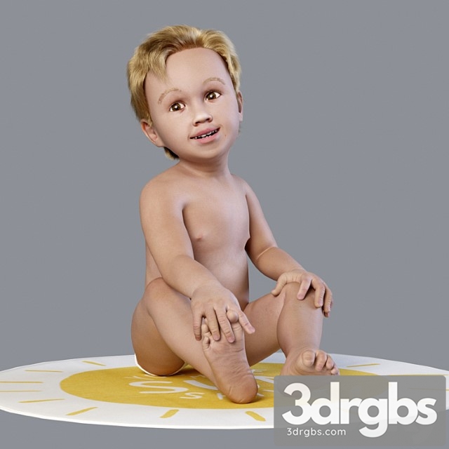 Creature Baby sitting 3dsmax Download - thumbnail 1