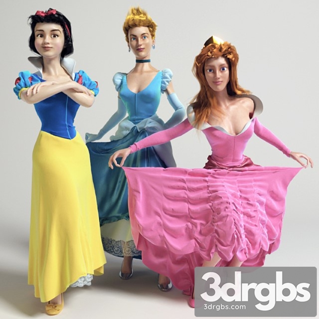 Creature Disney princess (vray ggx) 3dsmax Download - thumbnail 1