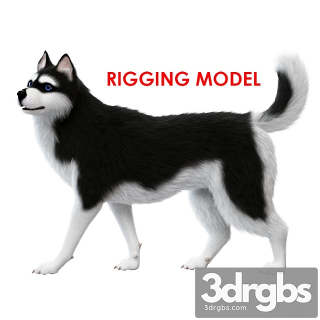 Creature Dog (rig) 3dsmax Download - thumbnail 1