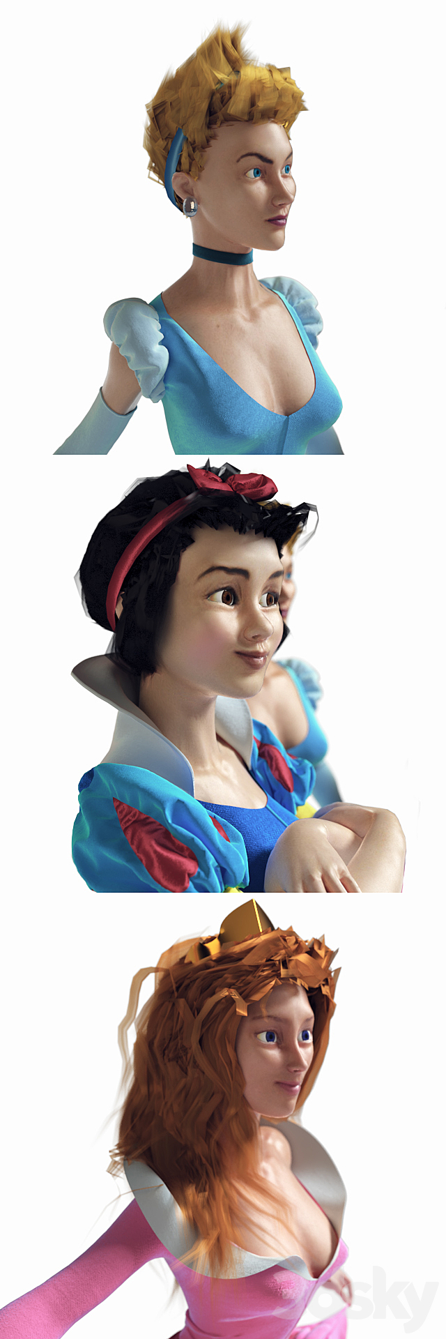 Disney Princess (vray GGX) 3DSMax File - thumbnail 2