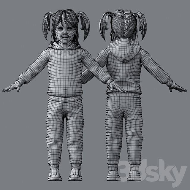 Girl 3ds Max - thumbnail 3