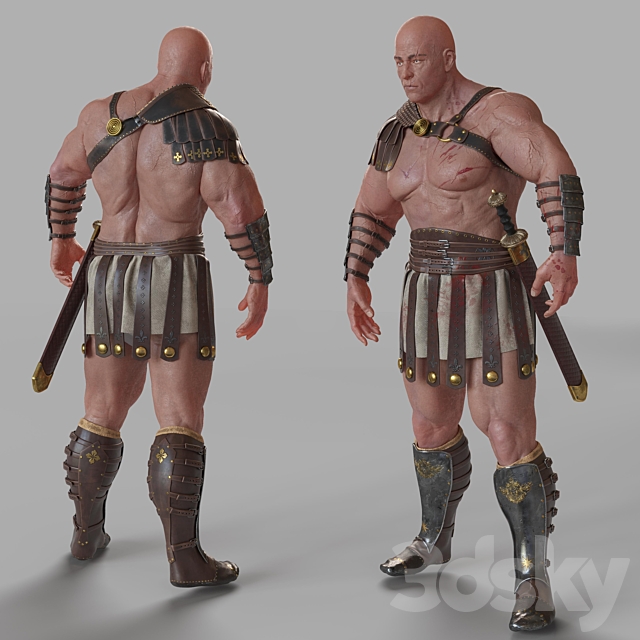 Gladiator 3ds Max - thumbnail 1