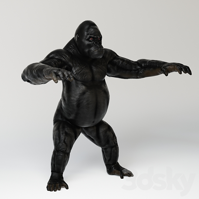 Gorilla 3DSMax File - thumbnail 1