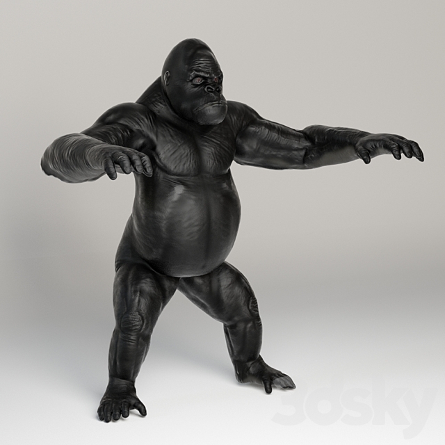 Gorilla 3DSMax File - thumbnail 2