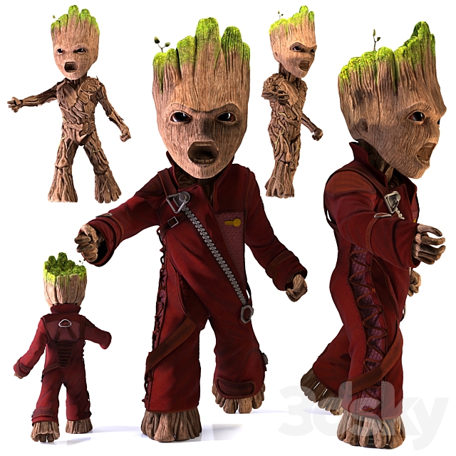 Groot 3DSMax File - thumbnail 1