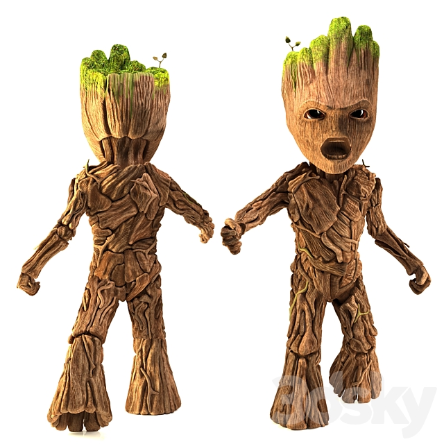 Groot 3DSMax File - thumbnail 2