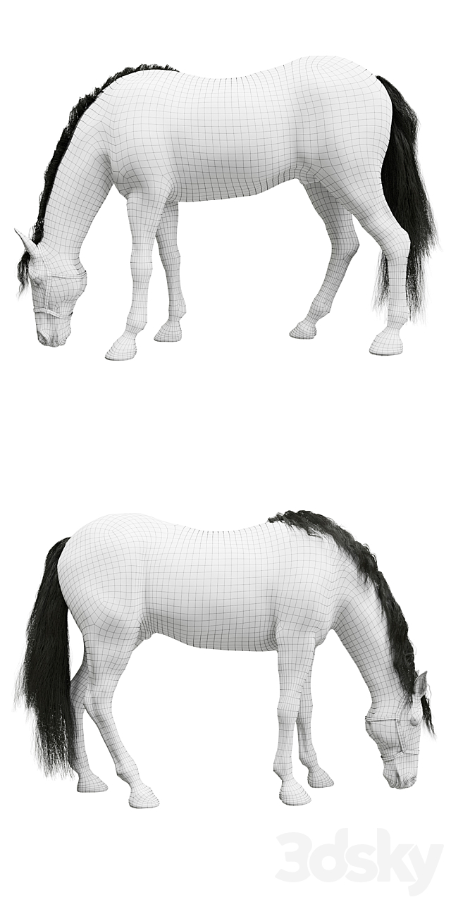 Horse 3DSMax File - thumbnail 3