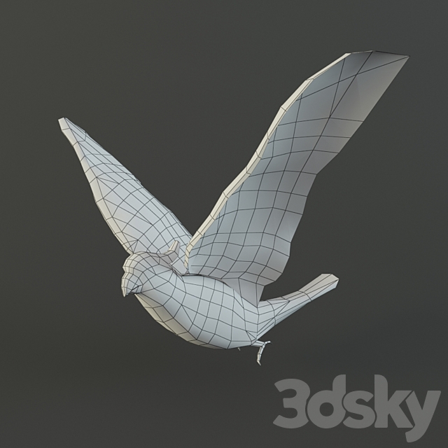 Parrot cockatoo 3DSMax File - thumbnail 2