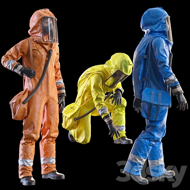 Protective suit 3ds Max - thumbnail 1