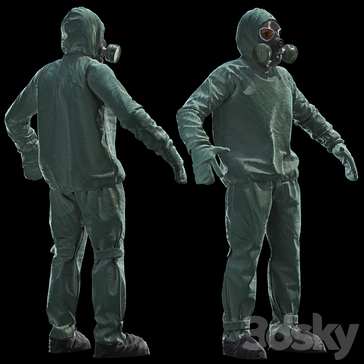 Protective suit 3DS Max - thumbnail 2