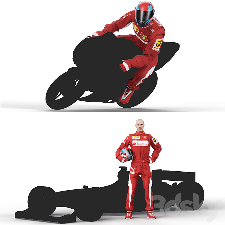 Racer 3DS Max Model - thumbnail 2