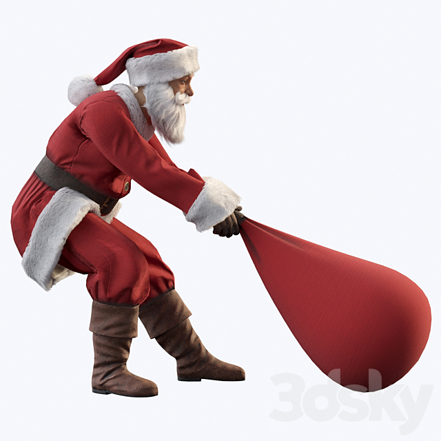 Santa Claus 3DSMax File - thumbnail 5