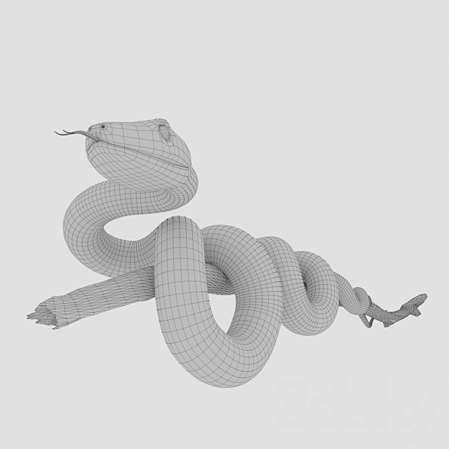 Snake 3ds Max - thumbnail 2